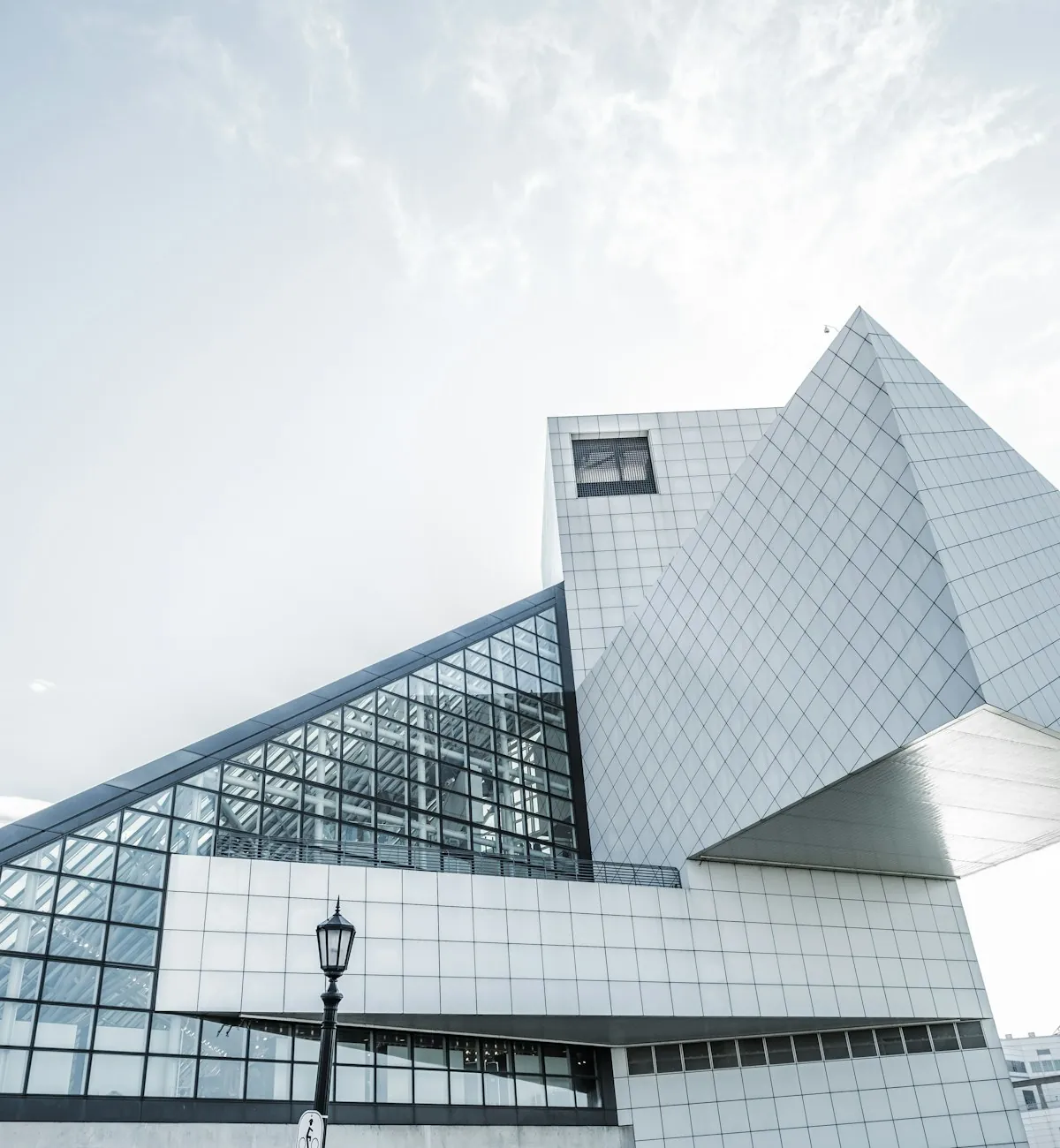 Sculptural modern concrete architecture